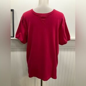 Vintage Polo Jeans Co Ralph Lauren Red Short Sleeve Sweatshirt Tee